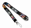 Factory price 100pcs One Piece Cartoon Anime Lanyard Key Chain Neck Strap Key Camera ID Card Badge Phone String Pendant Party Gift Accessories Wholesale