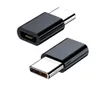 Micro USB Kvinna till typ C Male Converter USB-C Adapterkontakt Fast Charger