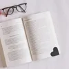 Lesezeichen Heart Leder Lesezeichen süße Seite Ecke handgefertigtes Buchmarken lesen Accessoires für Frauen und Liebhaber AMCGT