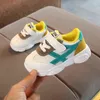 2019 Spring Baby Baby Chłopcy Buty na świeżym powietrzu Buty na świeżym powietrzu Soft na dole Wygodne buty z siatki Dzieci Sneakery G220517