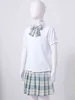 Новая детская девочка Японская школьная форма школьница моряка костюма Bowknot Студенческая одежда для девочек аниме Kawaii Cosplay Korean Style G220509