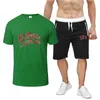 Herrbillion￤r set tracksuit sommar kort ￤rm t-shirt shorts mode kostym m￤rke casual 2 datorer kl￤der mens tr￶ja designer sportkl￤der fotbollskl￤der