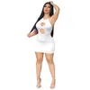 summer women's round hole bandage dress woman halter dresses 2023 models clothing ladies women clothes