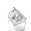 500mlの正方形のウォーターボトルの創造的な大容量カップのミルクマグカッグ