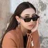 Okulary przeciwsłoneczne Aoze 2022 Retro Mały prostokąt 90s Women Ins Fashion Candy Kolor okularów Mężczyznę Square Sun Soughes Shades 528855451129