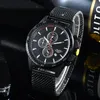 orologio da polso da uomo 2022 orologi da uomo di lusso di alta qualità serie sei punti tutti i quadranti orologio al quarzo da uomo orologio da cintura in maglia di marca superiore marchio automobilistico moda rotondo