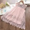 Melario 2022 Girls Lace Dress Floral Kids Dresses Girls Princess Dress Children Clothes Girls Dress Casual Wear Vestido Infantil G220518