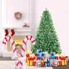 Stock Aufblasbare Weihnachtsstöcke, klassische, leichte Hängedekoration, Lutscher-Ballon, Weihnachtsfeier-Luftballons, Ornamente, Verzierung, Geschenk, 88 cm