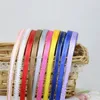 25Yards Satin Ribbon 6mm golden edge grosgrain Ribbons DIY for Gift Wrapping Wedding Party Decoration Scrapbooking Supplies 220707