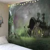 Simsant Forest Fairy Tale Tobestry psychodeliczny Nature Art Wall wiszący dywaniki