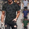 T-shirty męskie 58# T-koszulka dla męskich koszule 3D wydrukowane 2022 retro moda top Tshirts Summer wolny czas jazda na jogging T-Shirtmen's