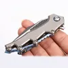 Promotion Flipper Folding Knife M390 Satin Finish Blade TC4 Titanium Alloy Handle Ball Bearing Fast Open EDC Pocket Knives