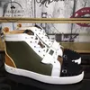 Designerskie buty Studded Spikes Flat Sneakers Men Men Women Top Cut Suede Treners Miłośnicy imprezowej Sneaker ślub