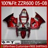 100 % passende OEM-Karosserie für KAWASAKI NINJA ZZR-600 600 CC 600CC 05–08 Karosserie 134Nr