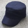 Berets Dad Winter Fitted Military Hat Felt Flat Top Army Big Head Men's Cap Plus Size Wool Baseball Caps 56-59cm 59-63cmBerets