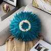 Fodera per cuscino Nordic Light Luxury Ins Fiore del vento Fiore del sole Girasole Crisantemo Fodera per cuscino per testata del letto Fodera per cuscino per divano