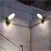 Lampada a parete per esterni a outdoor 12w lampioni di movimento Sensore in alluminio corpo resistente alle intemperie IP65 per l'illuminazione dei giardini del portico