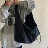 2023 캐주얼 여성 가방 새로운 나일론 버킷 패션 솔리드 지퍼 지퍼 소프트 숄더 백 지갑과 핸드백 럭셔리 디자이너 블랙 토트 백