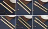 Pirinç tükenmez kalemler bambu tarzı lüks metal yazma kalemi iş okulu hediyesi altın özel logo