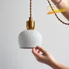 Pendellampor modern designer led keramiska lampor belysning loft matsal lampa levande hem inomhus dekortion hängande lyktändare
