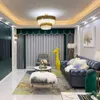Lâmpadas leves da sala de estar de cristal de luxo lustre moderno casa de jantar Luzes de quarto Duplex Building Hall Villa Chandeliers