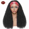 SVT Jerry Curly Headband Wig Natural Color Remy Malaysian Glueless Human Hair Wigs for Black Women Biginner Friendly 10-26Inch 220609