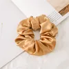 Cetin Silk Solid Color Scrunchies Elastic 2021 New Women Girls Hair Acessórios para Helter Helder Hair lancho