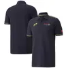 2022 nouvelle équipe F1 saison rouge Sports extrêmes spectateur hommes polos T-Shirt mâle taureau femmes hauts en plein air Respi hommes Oversi306l