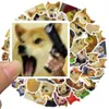 50Pcs/Lot Cartoon Funny Dog Meme Stickers Doge graffiti Stickers for DIY Luggage Laptop Skateboard Motorcycle Sticker