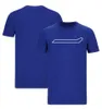 Camiseta de corrida de Fórmula 1 F1 Team Driver Camisetas Verão Fahion O-Neck Quick Dry Mangas Curtas Camisetas Esporte Extremo Camisa Respirável