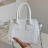 Bolsas de noite Mulheres de luxo Crocodilo Padrão de crocodilo bolsa de couro fêmea Bolsa de ombro feminina Trendência chique pequena embreagem