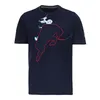 F1 Formula One Racing Suit T-shirt à manches courtes 2022 Costume d'équipe Fan de voiture RB18 T-shirt à col rond personnalisé