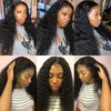 Human Hair Bulks 30 40 Inch Deep Wave Bundles With Frontal Brazilian Extension 3/4 Closure Remy