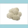 Tampon de luffa naturel rond de 5.5Cm/6Cm/7Cm/8Cm, éponge de nettoyage du visage, livraison directe 2021, brosses de bain, éponges, épurateurs, accessoires de salle de bains