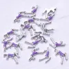 20PCS/lot Ballet Gymnastic Girl charm Floating Locket Charms Fit For Glass Living Magnetic Memory Lockets