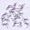 20 PCS/lot Ballet Gymnastique Fille charme Flottant Médaillon Charmes Fit Pour Verre Vivant Magnétique Mémoire Médaillons