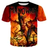 T-shirts voor heren Manowar Men Men/Women Fashion Cool 3D Gedrukte Casual Style T-shirt Streetwear Topsman's Milde22