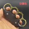 Sztuki walki edc klip ręczny klamra pięści tygrysa palec boksowy żelazo cztery legalne bokser