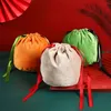 Halloween Pumpkin Velvet Candy Bag Party Cullegging Packing Trick Or Treat Decoration Soft Tote Bag 20224587302