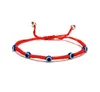 8pcs lot Evil Eye Bracelet 7 Knot Handmade Lucky Bracelets Adjustable Red Rope String Protection Bracelets for Women Men wholesale