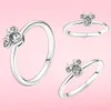 925 sterling Silver Rings Shine Bow Mouse Rings for Women Beain Wedding Rings Heart Original Fit Pandora Ring Jewelry Making DIY Gift