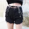 Belts Women Skirt Belt Female Pu Leather Hip Hop Rock Nightclub Sexy Jeans Dress Heart Punk With Metal Waist ChainBelts Fred22