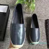 Moda-Kadın Sandalet Lüks Tasarımcı Ayakkabı Kalite Butik Klasik Vintage Espadrilles Rahat Ayakkabılar