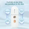 Mini Portable Humidifier Nano Mister Facial Steamer Device Beauty Spray Hydrating Apparatus Cold Spray-Apparatus Rechargeable