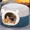 Hoopet Pet Cat Best Bed Cat House House пещера питомника для собачьего щенка дома спящий питомник Тедди удобный дом кошачий кровать T200618
