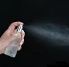 30ml 1oz Refillable Frosted Round Glass Perfume Butelka z Aluminium Atomizer Puste Kosmetyczne Makijaż Spray Container Do podróży SN3742