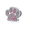 Tout nouveau populaire 925 en argent Sterling mode charme Original couleur diamant dessin animé animal griffe perles pour Original Pandora dames Bracelet bijoux cadeau