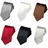 Bow Ties Men Solid Classic Formal Business Szczupły krawat na ślub krawat chude pana młodego Ojciec Prezent Emel22