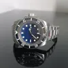 럭셔리 남성용 시계 바다 그라디언트 다이얼 44mm RO 실버 거주자 시계 Le Sapphire 904L 스테인리스 스틸 자동 기계식 방수 X Montre De Luxe Watch Jason 007