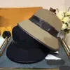 디자이너 버킷 모자 남성 여성 모자 카스 퀴 트 와이드 브림 모자 더블 레터 코튼 자수 캐주얼 패션 어부 캡 5 컬러 히그 LTCX